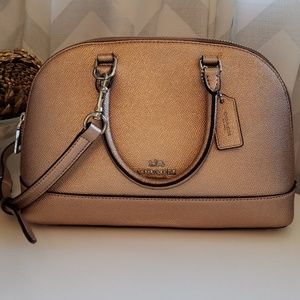Coach mini sierra cross body satchel